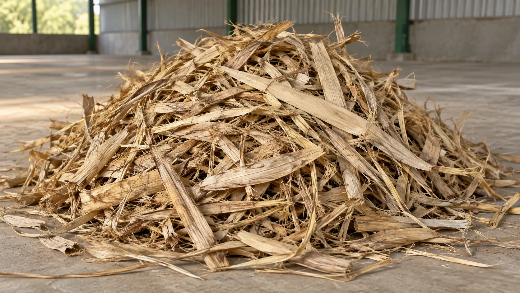 Sugarcane straw