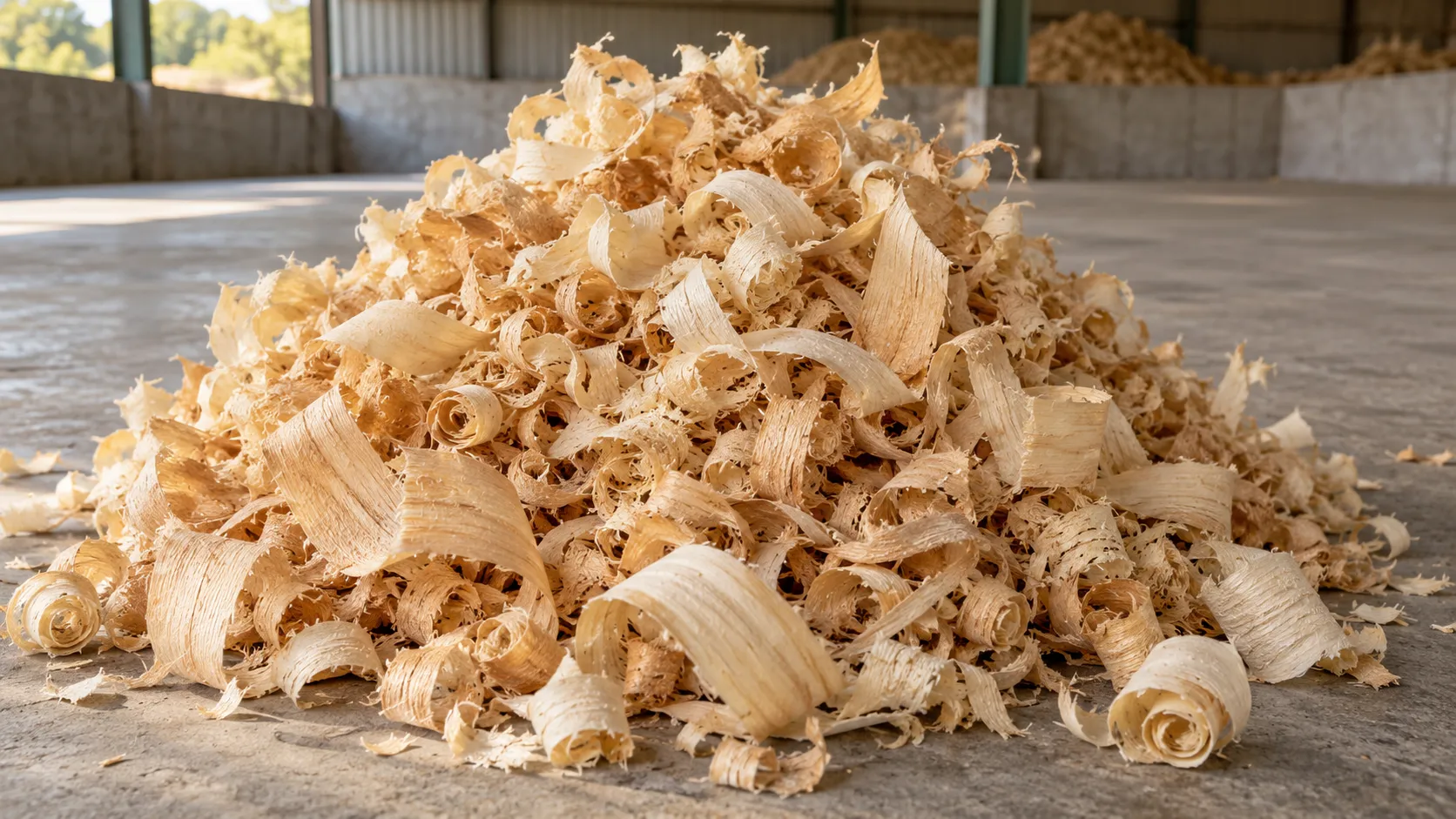 Wood shavings